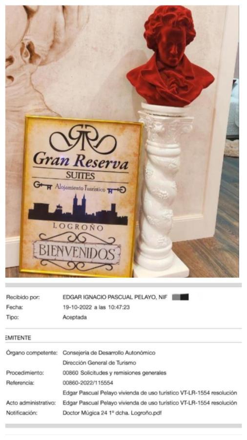 Gran Reserva Suites Centro Alojamiento Entero Logrono Ngoại thất bức ảnh